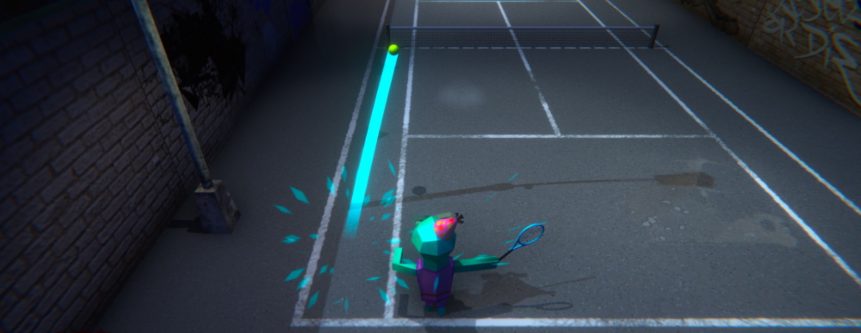 Tennis Street - Simulating tennis (#2): Targeting the ball